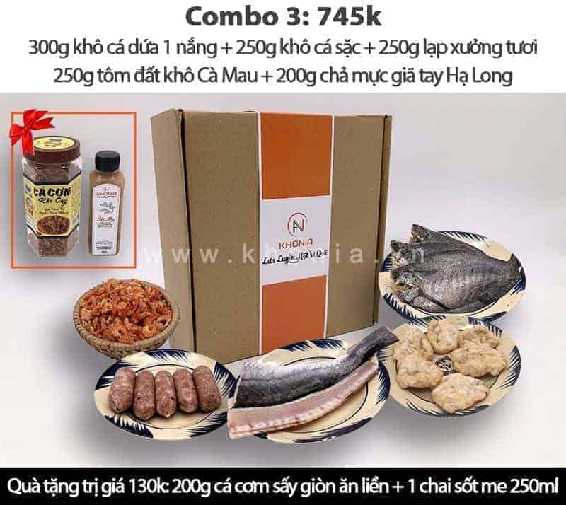 Gói Ưu Đãi Dùng Thử Các Loại Đặc Sản KHONIA 3 combo-kho-ca-khonia