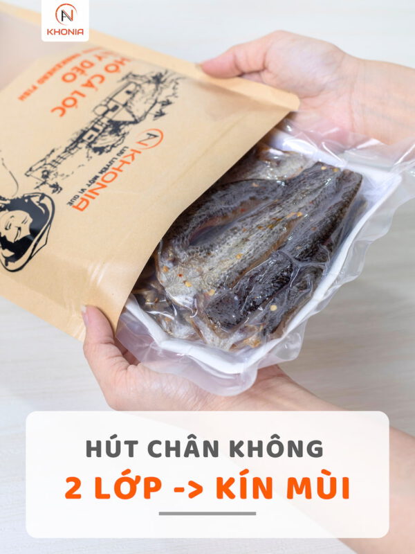 Khô Cá Lóc Sấy - Vị Vừa Ăn 14 2 LỚP - LÓC 3N