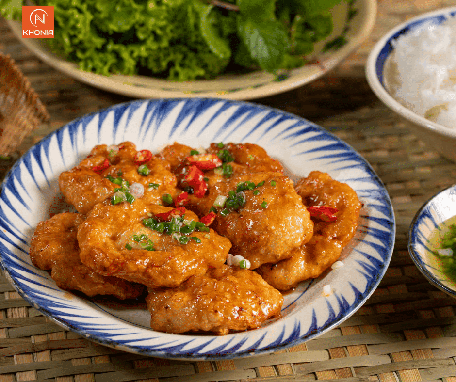 Combo 2 Món Chả Mực Chiên + Rim Nước Tương