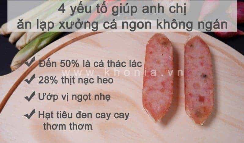 Lạp Xưởng Cá Thác Lác - Ảnh 2