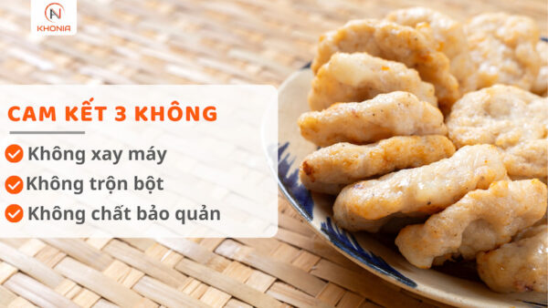 Chả Mực Giã Tay (Gói 500gr) 1 3 KHÔNG - CHẢ MỰC