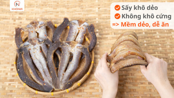 Khô Cá Lóc Sấy - Vị Vừa Ăn 5 CÁ LÓC - KHÔ DẺO