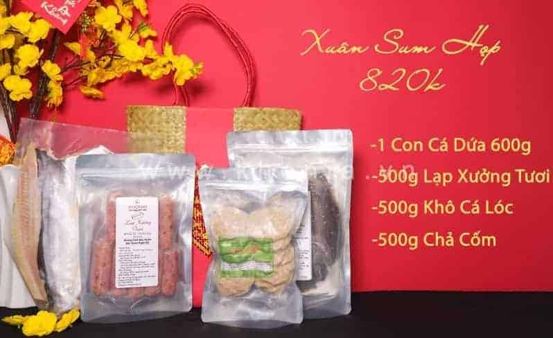 KHONIA Giao Giỏ Quà Tết Đặc Sản Cho Chị Vy 3 gio-qua-tet-dac-san-2