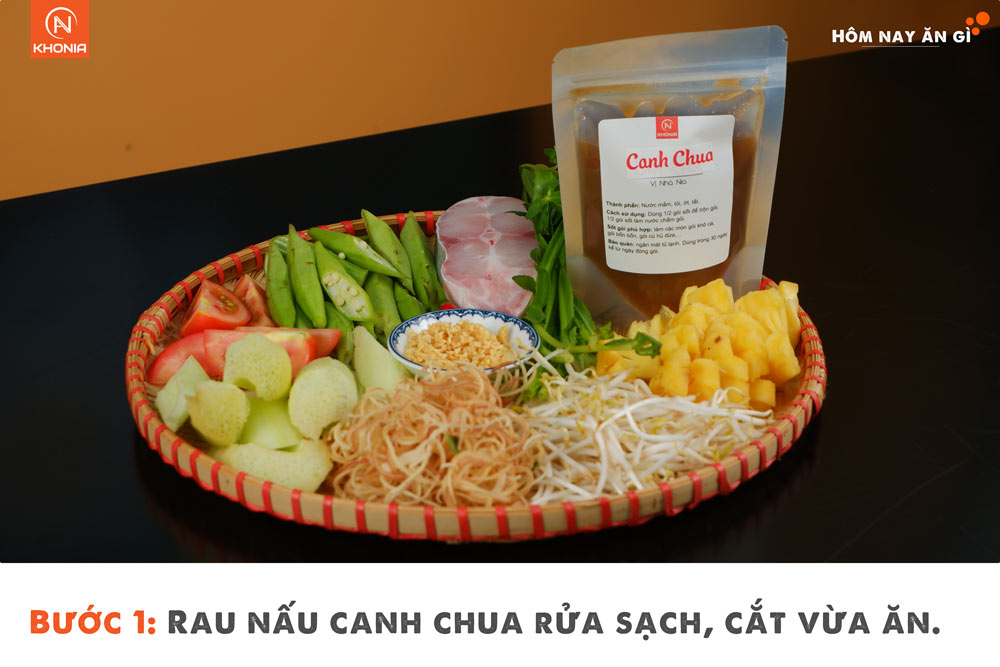 Combo 2 Món Canh Chua + Cá Dứa Kho Tộ 2 Hd Canh Chua Buoc 1