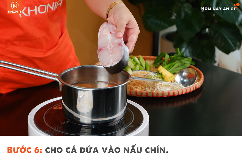 Combo 2 Món Canh Chua + Cá Dứa Kho Tộ 7 Hd Canh Chua Buoc 6
