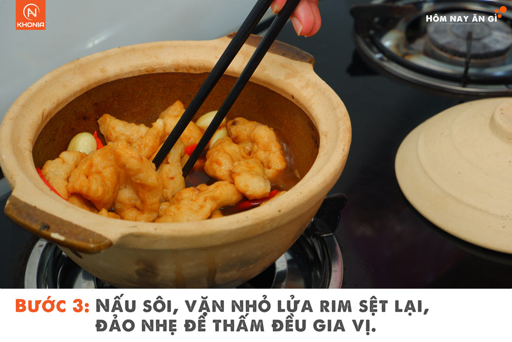 Combo 2 Món Chả Mực Chiên + Rim Nước Tương 5 Hd Cha Muc Rim Nuoc Tuong Bước 3