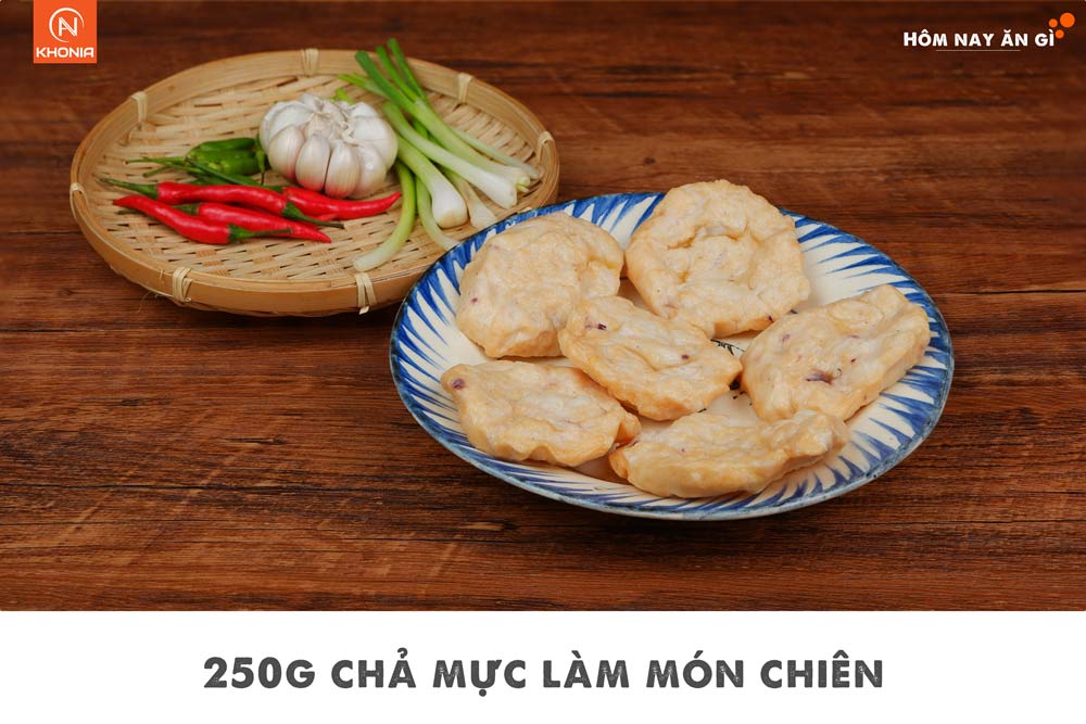 Combo 2 Món Chả Mực Chiên + Rim Nước Tương 9 Cha Muc Chien