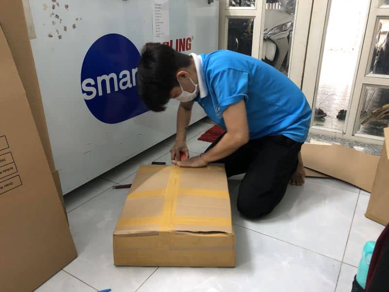 KHONIA Gửi 5 Thùng Cá Khô, Tôm Khô Đi Mỹ Và Úc. 1 gui kho ca di my