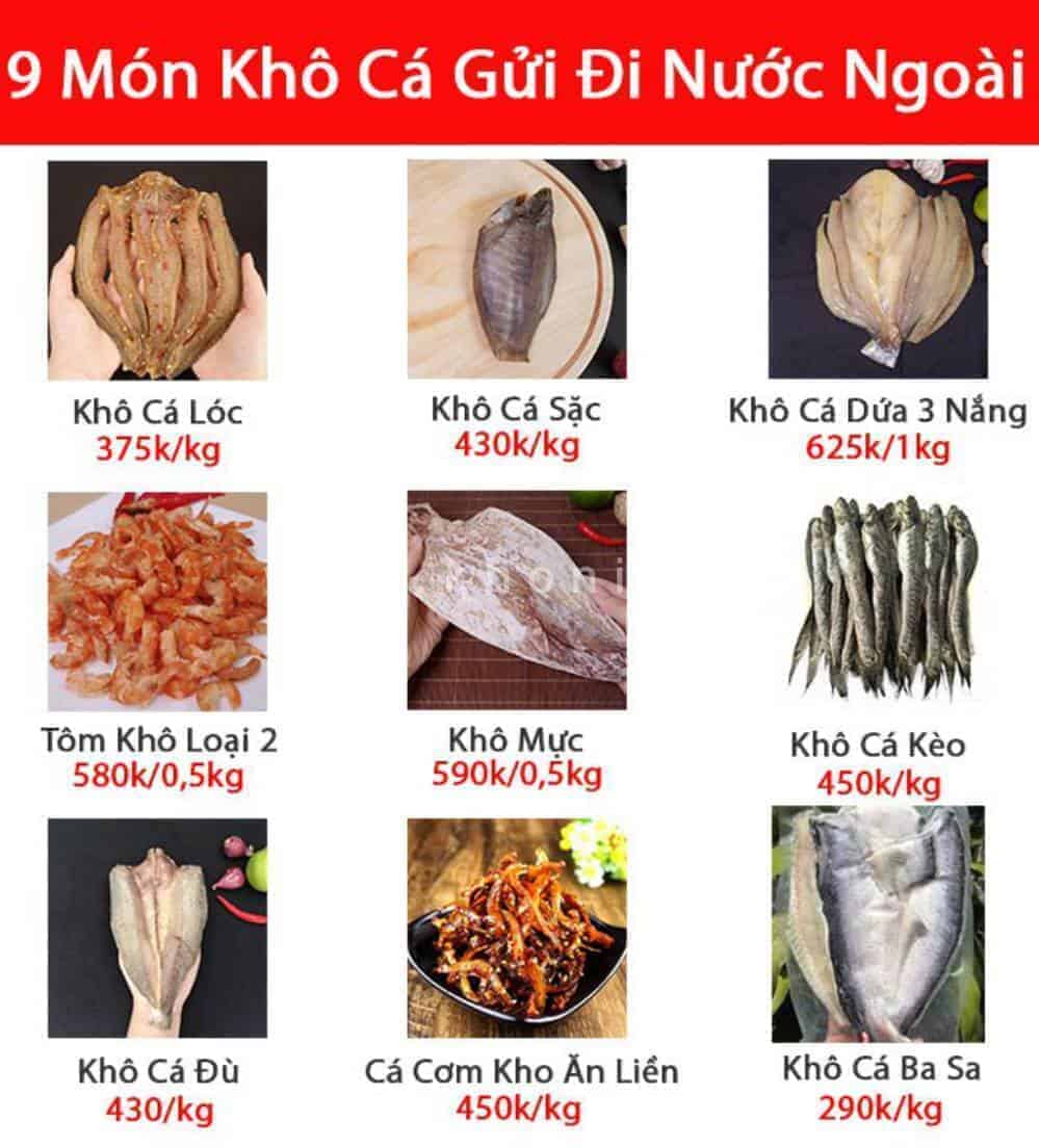 Gửi Khô Cá Đi Mỹ, Úc 5 - 7 Ngày Giao Tận Nhà, Giá Tốt 6 gửi khô đi nước ngoài