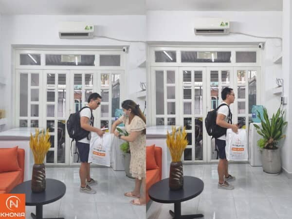 Anh Kelvin xem youtube thấy khô mực KHONIA ngon nên đến mua về làm quà. 1 mau logo khonia 19 3